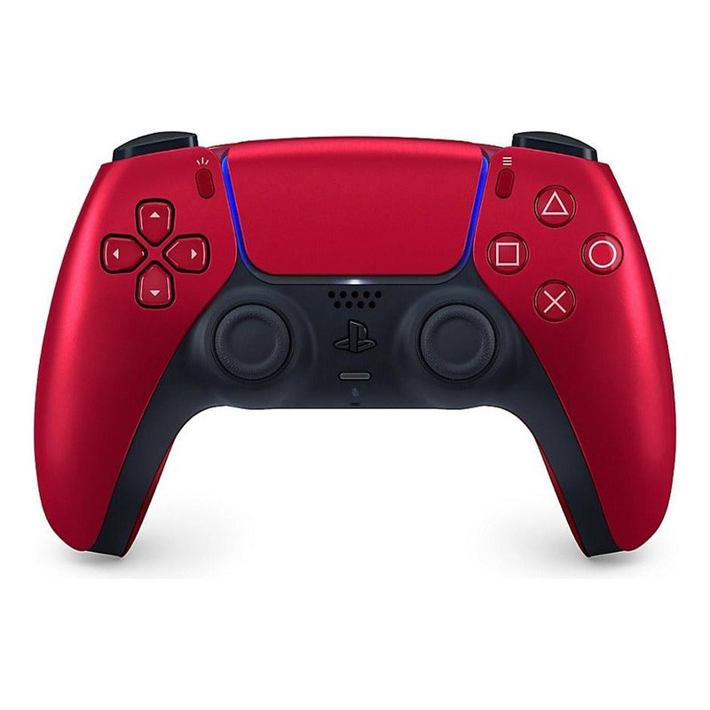 Control Dualsense Ps5 Volcanic Rojo + 2 Grips De Obsequio Volcanic Red
