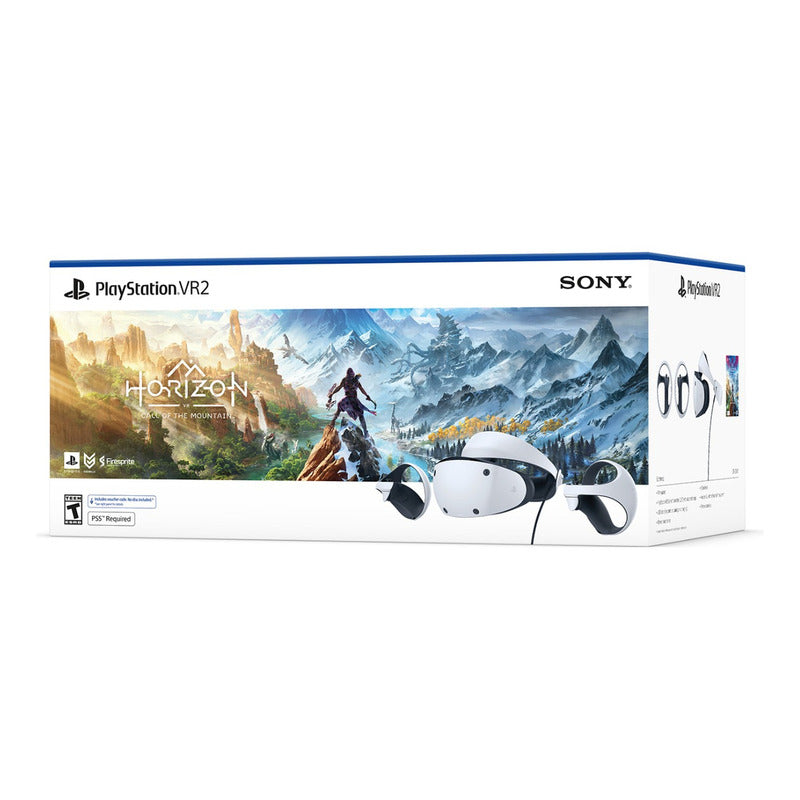 Playstation Vr2 + Horizon Call Of The Mountain Ps5 Blanco