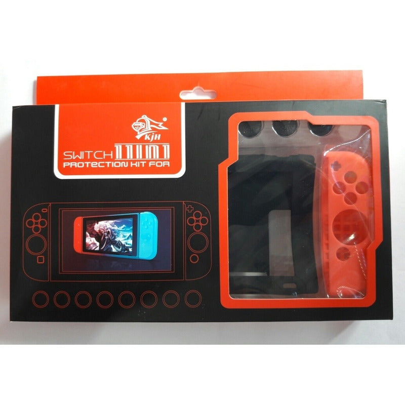 Kit Protector En Silicona Para Nintendo Switch Nuevo Sellado