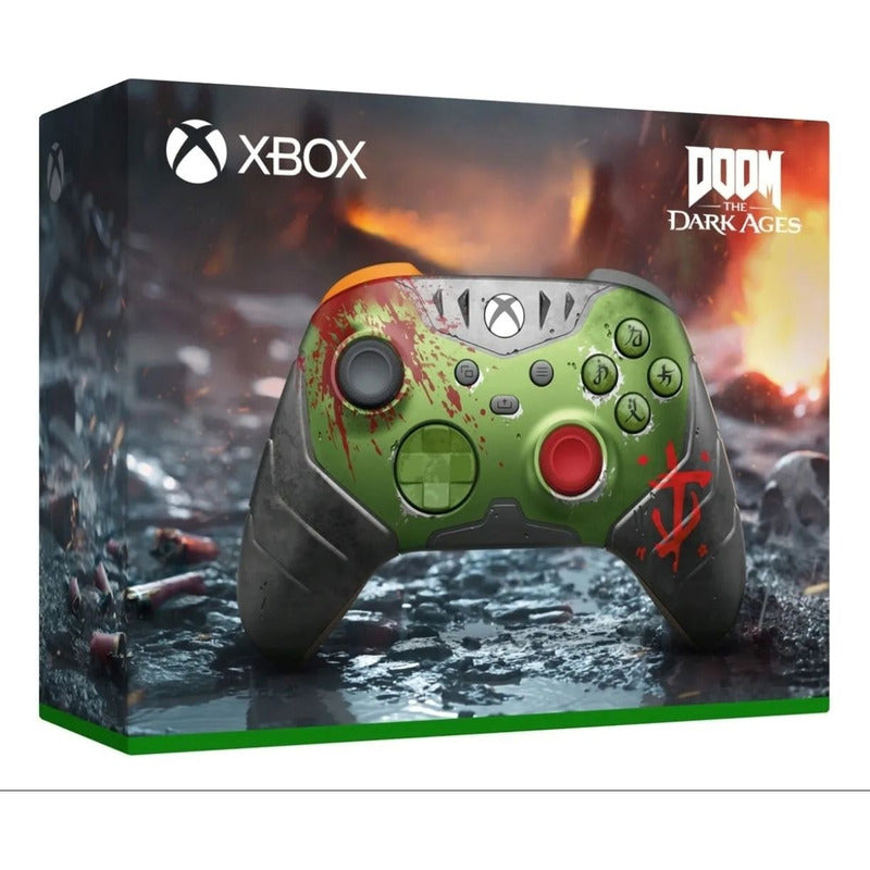 Control Xbox Wireless Doom The Dark Ages Edición Limitada Verde