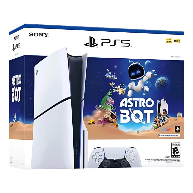 Consola Ps5 Slim Playstation 5 Astro Bot - Blanco