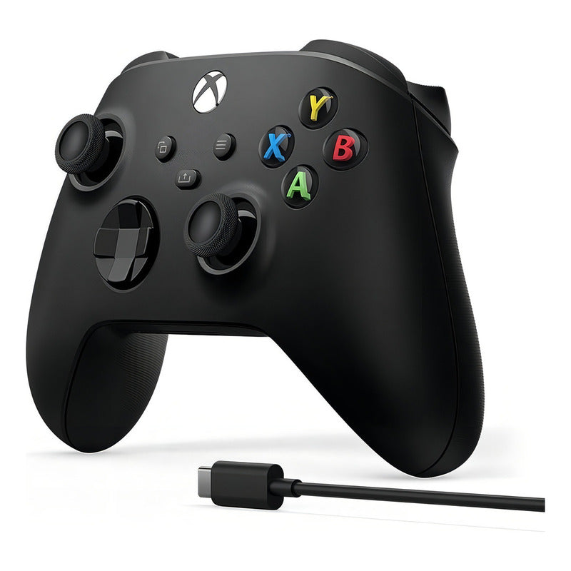 Control Joystick Inalámbrico Microsoft Qat-00001 Carbon Black Carbon Black